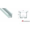 ALU PROFIL TYP inDILEDA ZAPUSTENÝ PRE 2 x 12MM LED (BIELY LAKOVANÝ) ALU PROFIL TYP inDILEDA ZAPUSTENÝ PRE 2 x 12MM LED (BIELY LAKOVANÝ)