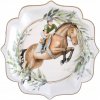 Papierové tanieriky Hnedý kôň jazda na koni 10ks Papierové tanieriky Hnedý kôň jazda na koni 10ks