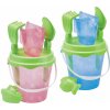 Vedro set perleťové s trblietkami Beach Écoiffier 30 cm vysoké s krhličkou od 18 mes Vedro set perleťové s trblietkami Beach Écoiffier 30 cm vysoké s krhličkou od 18 mes