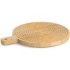 ZELLER Servírovacia doska s rukoväťou bambusová, priemer 30,5 cm ZELLER Servírovacia doska s rukoväťou bambusová, priemer 30,5 cm