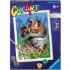 RAVENSBURGER Malování podle čísel Nejlepší přátelé 18 x 24 cm