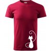 Zamilovaná mačka spredu - Klasické pánske tričko vyššej gramáže - XL ( Marlboro červená ) Zamilovaná mačka spredu - Klasické pánske tričko vyššej gramáže - XL ( Marlboro červená )