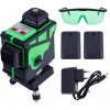 Akumulátorový zelený krížový laser 16 línií 360° IP54 Akumulátorový zelený krížový laser 16 línií 360° IP54