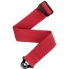 D'Addario Auto Lock Polypro Guitar Strap Red D'Addario Auto Lock Polypro Guitar Strap Red