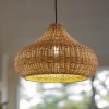 Lucande vonkajšia závesná lampa Taniola, 1-pl., béžová, ratan, IP44 - 10035852 Lucande vonkajšia závesná lampa Taniola, 1-pl., béžová, ratan, IP44 - 10035852