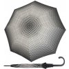 Doppler Fiber Flex AC Black & White Traced - dámsky holový vystreľovací dáždnik Doppler Fiber Flex AC Black & White Traced - dámsky holový vystreľovací dáždnik