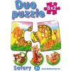 DOHÁNY Duo puzzle Safari 8x2 dieliky DOHÁNY Duo puzzle Safari 8x2 dieliky