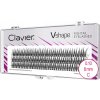Umelé riasy v trsoch Clavier Vshape 8 mm 0,10 hrúbka C zatočenie čierne Umelé riasy v trsoch Clavier Vshape 8 mm 0,10 hrúbka C zatočenie čierne