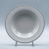 OPAL svadobná šedá, Tanier hlboký NINA 22 cm, čipka, Thun OPAL svadobná šedá, Tanier hlboký NINA 22 cm, čipka, Thun