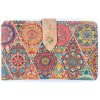 Dámska korková peňaženka - Kvetinové mandaly Dámska korková peňaženka - Kvetinové mandaly