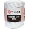 YarnArt Macrame Cord 5 MM Biela 751 YarnArt Macrame Cord 5 MM Biela 751