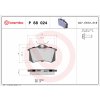 BREMBO Sada brzdových platničiek kotúčovej brzdy P68024 BREMBO Sada brzdových platničiek kotúčovej brzdy P68024