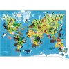 Janod Vzdelávacie puzzle Ohrozené zvieratká 200 ks Janod Vzdelávacie puzzle Ohrozené zvieratká 200 ks