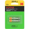 Batéria nabíjací Ni-MH, tužková, AAA, 1.2V, Kodak, blister, 2-pack, KOD-REC002, 650 mAh Batéria nabíjací Ni-MH, tužková, AAA, 1.2V, Kodak, blister, 2-pack, KOD-REC002, 650 mAh