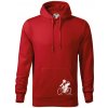 Cestný cyklista - Mikina pánska Cape s kapucňou - 2XL ( Červená ) Cestný cyklista - Mikina pánska Cape s kapucňou - 2XL ( Červená )