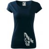 Kôň bežiaci - Dámske tričko Pure - 2XL ( Tmavomodrá (takmer čierna) ) Kôň bežiaci - Dámske tričko Pure - 2XL ( Tmavomodrá (takmer čierna) )