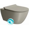 GSI PURA závesná WC misa, Swirlflush, 36x55cm, tortora dual-mat 881505 GSI PURA závesná WC misa, Swirlflush, 36x55cm, tortora dual-mat 881505
