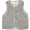 Vlnka detská vlnená vesta s podšívkou sivá Vlnka detská vlnená vesta s podšívkou sivá