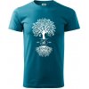 Narodeninový strom 50 - Klasické pánske tričko vyššej gramáže - XL ( Tmavý tyrkys ) Narodeninový strom 50 - Klasické pánske tričko vyššej gramáže - XL ( Tmavý tyrkys )