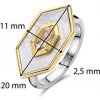 Zlátený prsteň TI SENTO 12309MW/54 Zlátený prsteň TI SENTO 12309MW/54
