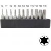 Súprava 11 ks bitov, Torx (hviezdice) T6, T7, T8, T9, T10, T15, T20, T25, T30, T35, T40, dĺžka 25mm Súprava 11 ks bitov, Torx (hviezdice) T6, T7, T8, T9, T10, T15, T20, T25, T30, T35, T40, dĺžka 25mm