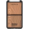 Catrice Butter Like Bronze & Contour kontúrovacia paletka na tvár s bronzerom 010 Born To Shape 9 g Catrice Butter Like Bronze & Contour kontúrovacia paletka na tvár s bronzerom 010 Born To Shape 9 g