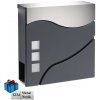 D3686 poštová schránka nerez / antracit Antracit / nerez Áno D3686 poštová schránka nerez / antracit Antracit / nerez Áno