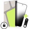 Tempered Glass Protector pre iPhone Air, PRIVACY GLASS + sklo na kameru CaseFriendly TGS-IP17A-BL