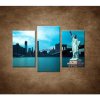 Manhattan a Socha Slobody - 3dielny 75x50cm Manhattan a Socha Slobody - 3dielny 75x50cm