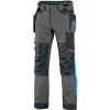 Nohavice CXS NAOS pánske, šedo-čierne, HV modré doplnky Velikost: 50 Nohavice CXS NAOS pánske, šedo-čierne, HV modré doplnky Velikost: 50