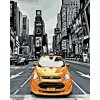 ZUTY Maľovanie podľa čísel ŽLTÉ TAXI V NEW YORKU Rámovanie bez rámu a bez vypnutia plátna Rozmer 80 x 100 cm