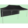 Expodom Párty stan 3x6m hliníkový Čierna 1 bočná plachta