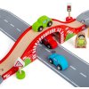 Bigjigs Toys Rail Dřevěná autodráha osmička
