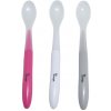 Bo Jungle mäkké jedálenské lyžičky White/Pink/Grey 3 ks