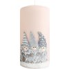 Vianočná sviečka valec TRPASLÍCI Ø 7 x 14 cm ružová Vianočná sviečka valec TRPASLÍCI Ø 7 x 14 cm ružová