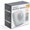 Pohybový senzor s diaľkovým ovládačom - 360° - max 10 m - max 2000W - IP65 Pohybový senzor s diaľkovým ovládačom - 360° - max 10 m - max 2000W - IP65