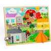 Bigjigs Toys Motorická deska každodenních dovedností (691621830444) Bigjigs Toys Motorická deska každodenních dovedností (691621830444)