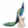 Dekorácia MagicHome Vianoce, Páv, modrý, páperový, 24x12x32 cm Dekorácia MagicHome Vianoce, Páv, modrý, páperový, 24x12x32 cm