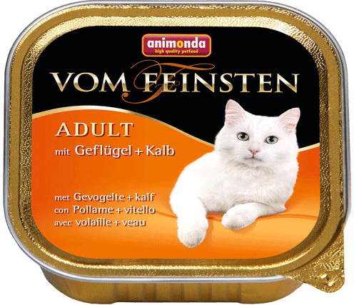 Animonda Cat Vom Feinsten Adult hydina a teľa 6 x 100 g