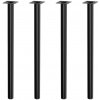 Walteco Nábytková noha guľatá, priemer 30mm, výška 500mm, čierna Množstvo: 4 ks , 50296BP1 Walteco Nábytková noha guľatá, priemer 30mm, výška 500mm, čierna Množstvo: 4 ks , 50296BP1