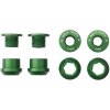 Skrutky do prevodníka Wolf Tooth Set 4x Chainring Bolts+Nuts 6 mm - green uni