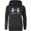 Under Armour Rival Fleece Shimmer čierna svetlomodrá