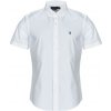 Polo Ralph Lauren popelínové košele s krátkym rukávom biela