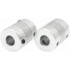 Hriadeľová pružná spojka CNC - 5 x 8 mm Hriadeľová pružná spojka CNC - 5 x 8 mm