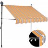 Ručne zaťahovacia markíza s LED svetlom 100x120 cm Dekorhome Ručne zaťahovacia markíza s LED svetlom 100x120 cm Dekorhome