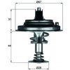 Termostat chladenia MAHLE BEHR TX 26 80D1 Termostat chladenia MAHLE BEHR TX 26 80D1