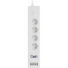 Prodlužovací přívod Smart GETI GSS04, 4 zásuvky, 4x USB, Tuya Prodlužovací přívod Smart GETI GSS04, 4 zásuvky, 4x USB, Tuya