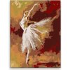 Maľovanie podľa čísel Baletka stojaca na jednej nohe Maľovanie podľa čísel Baletka stojaca na jednej nohe