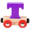Bigjigs Rail Vagónik drevenej vláčikodráhy - Písmeno T Bigjigs Rail Vagónik drevenej vláčikodráhy - Písmeno T