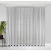 Design 91, Hotová záclona Noelia biela s riasacou páskou - jemné prúžky s lesklou niťou, š. 3 m x d. 2,7 m Design 91, Hotová záclona Noelia biela s riasacou páskou - jemné prúžky s lesklou niťou, š. 3 m x d. 2,7 m